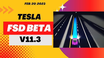 Tesla FSD Beta V11.3 Visual and Notes