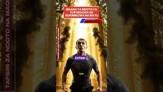 MAANA YA NDOTO YA KUFUKUZWA AU KUKIMBIZWA NA WATU
