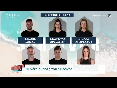 Survivor: Η αποχώρηση της Ναυσικάς Παναγιωτακοπούλου και οι νέες ομάδες | OPEN TV