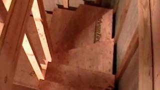 WINDER STAIRS BUILT TO THE NEW CODE 6 INCH STEP AT START 10 INCH STEP AT 12 INCHES.mod