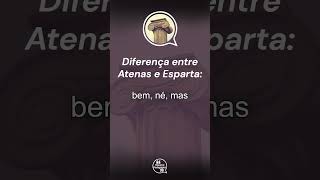 Diferença entre Atenas e Esparta | PARTE 1 #pedagogiaemresumo #pedagogia #educação #curiosidades