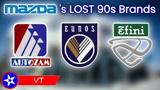 Mazda's LOST 90s Japanese Brands! (Autozam, Eunos, ɛ̃fini) | Polara YT