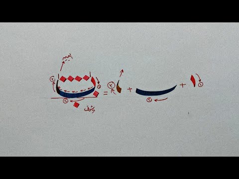خط النسخ حرف الباء