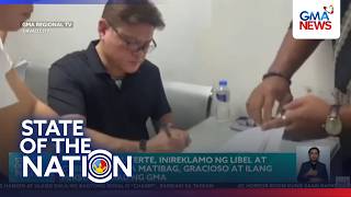 Rep. Paolo Duterte, inireklamo ng libel at cyber libel sina Matibag, Gracioso at ilang... | SONA
