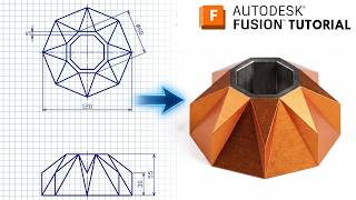 Fusion 360 From Zero | Extrude TO Loft Surface #184