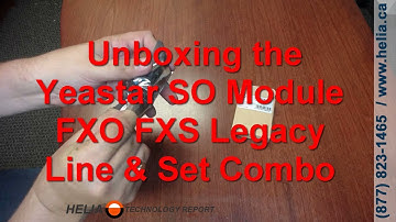 Unboxing the Yeastar SO Analog Line and Set Combo Module