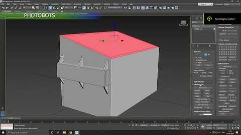 Modeling and Texturing Dumpster 3ds max tutorial part - 1