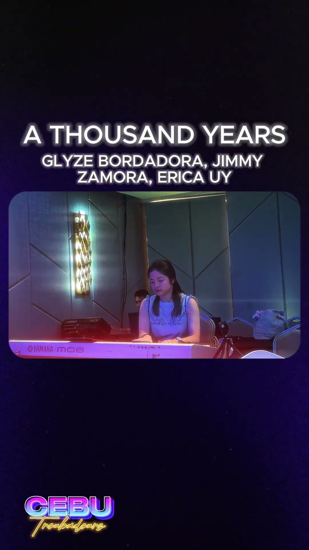 C1333 A THOUSAND YEARS Christina Perri #cebutroubadours #ngkhai #ngenius #glyze