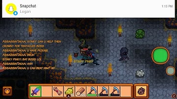 Pixel survival 3 - getting wrecked by bat boss