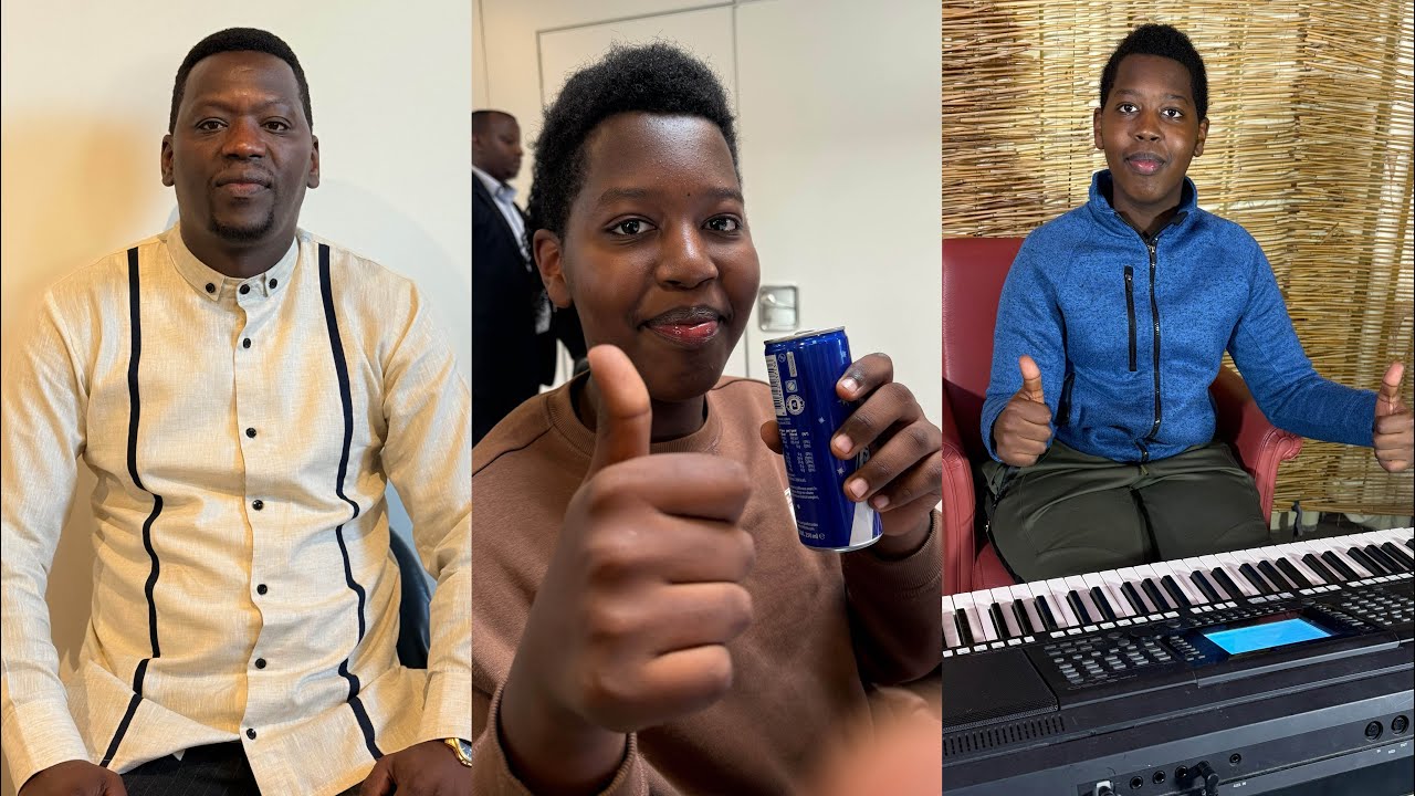 PIANISTE GOODLUCK ACYURANGIYE PAPA WE MURI STUDIO