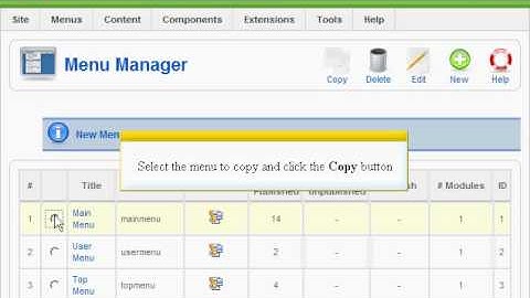 Joomla 1.5 Tutorial - How to use a menu manager?