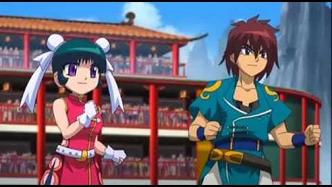 Beyblade Metal Fury - Gingka & Yuki vs Chao Jin & ...