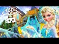 Epic Frozen Roller Coaster POV 360°