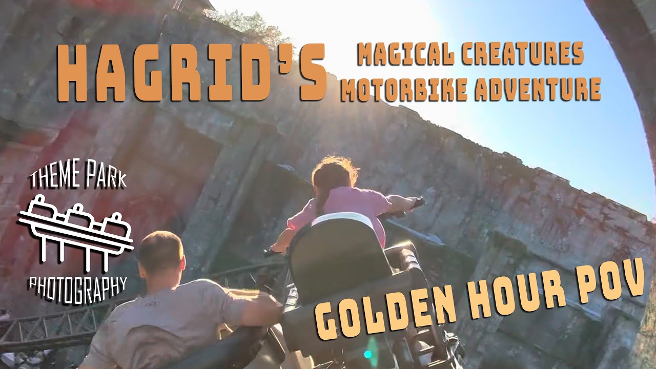 Hagrid’s Motorbike Adventure POV at Golden Hour | Islands of Adventure