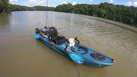Lifetime Yukon Angler Kayak Walk Around - Kayak Bass Fishing Setup