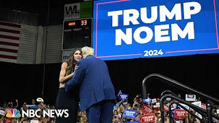 Gov. Kristi Noem endorses Trump at South Dakota rally