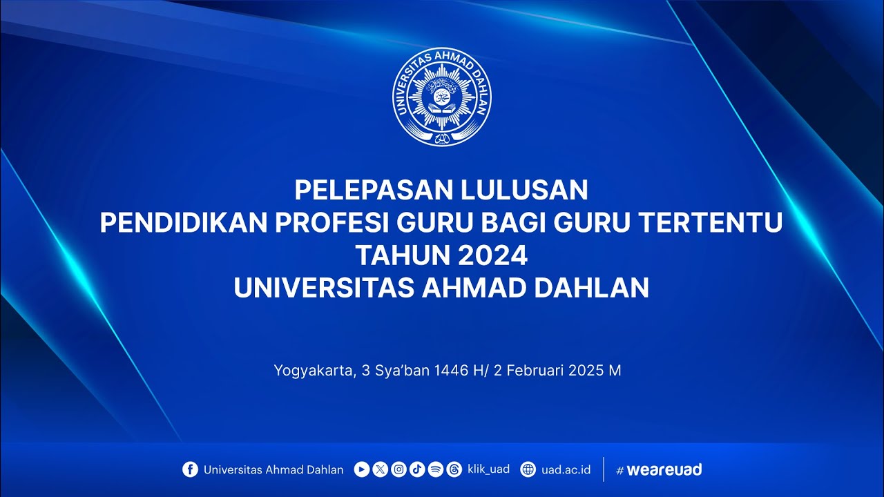 PELEPASAN LULUSAN PENDIDIKAN PROFESI GURU BAGI GURU TERTENTU TAHUN 2024 ...