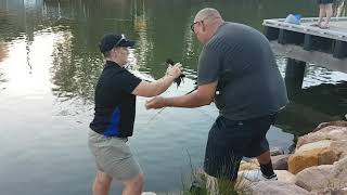 Saving Duck From Fishing Line