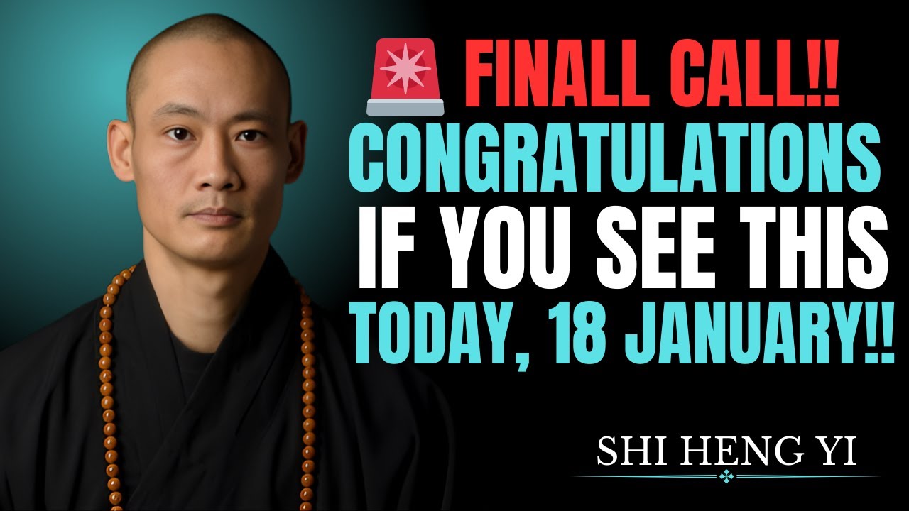 ⚠️ If You’re Watching This on 18 January, GOD Already Chose You | Shi Heng Yi Motivation