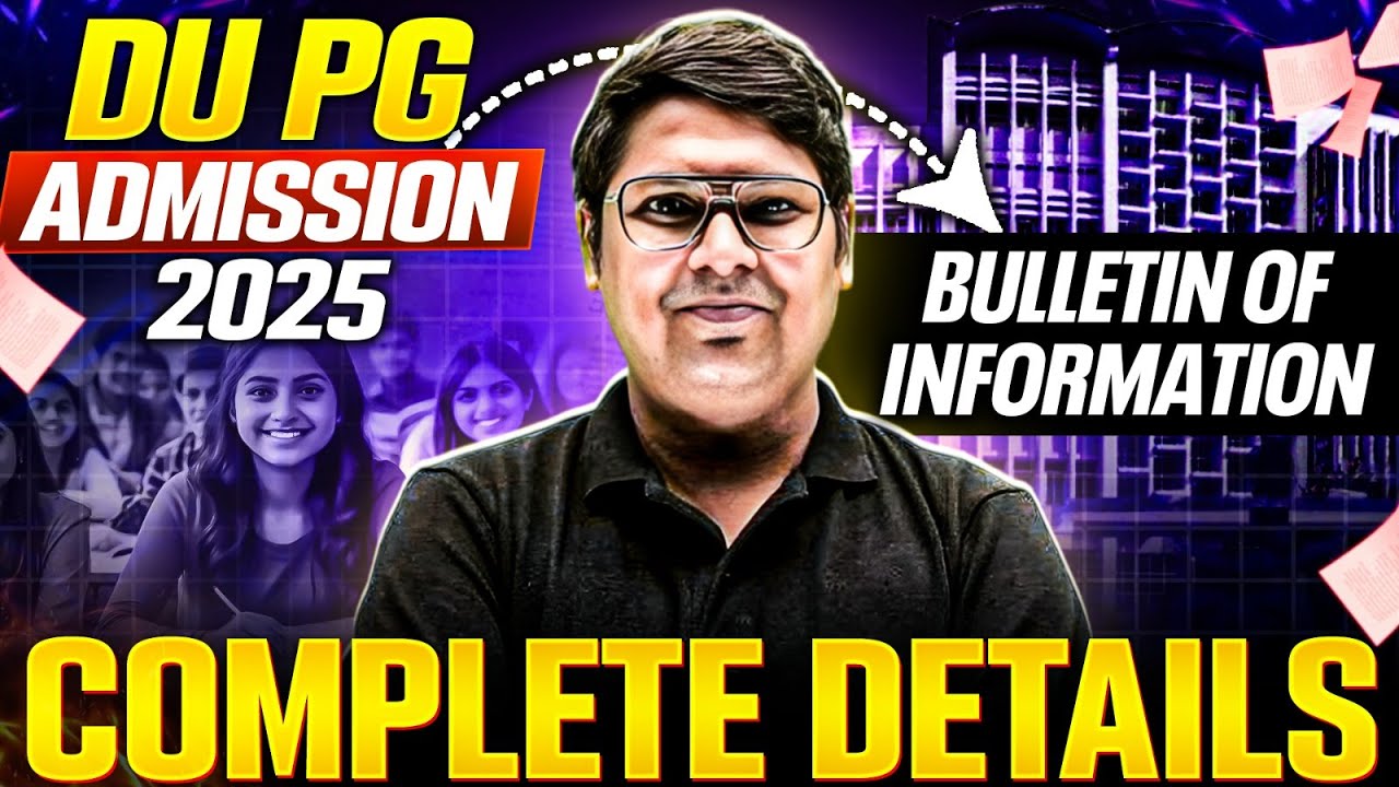 Delhi University Admission Process 2025 : Step By Step Explained | PW CUET PG 2025