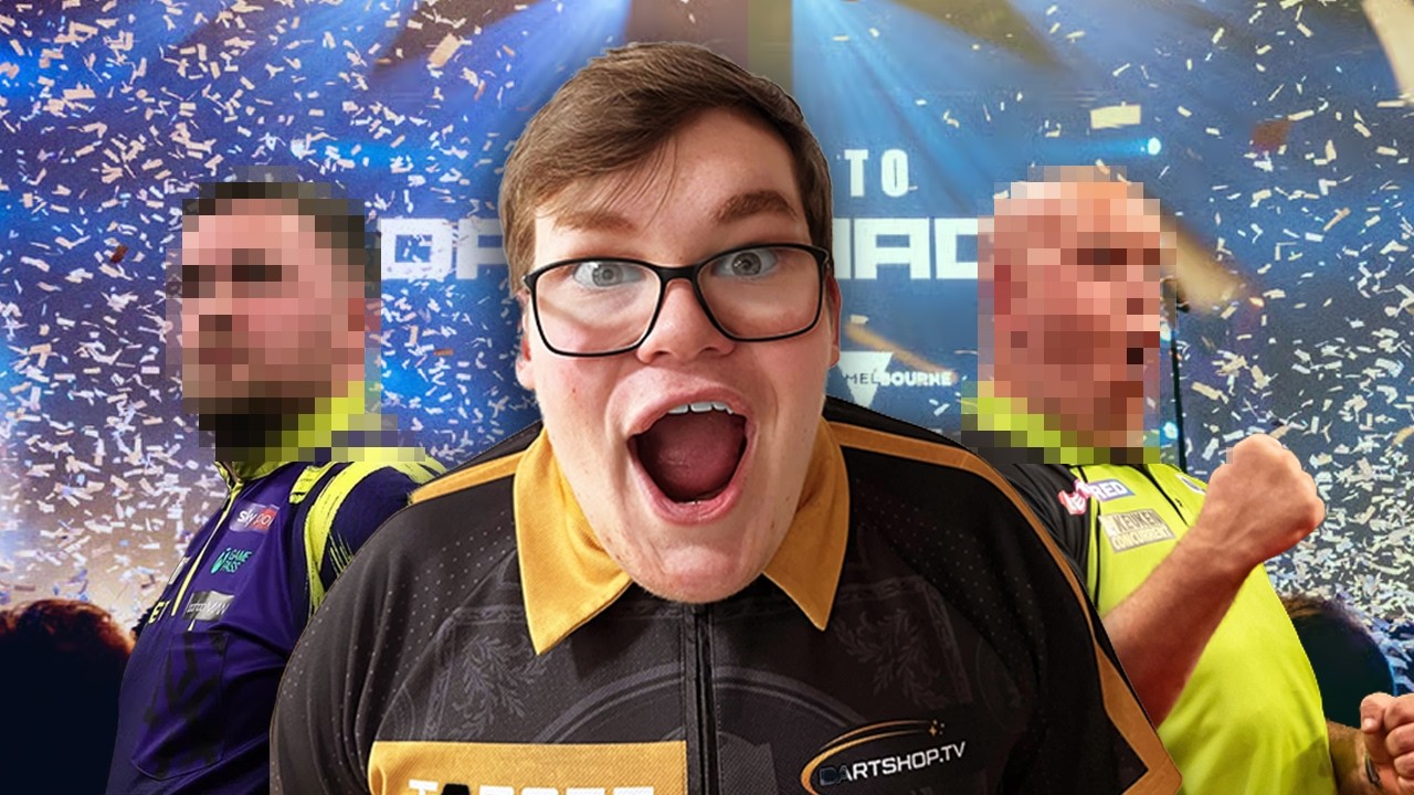 My FIRST TIME playing DARTS on stage (RAGE)
