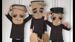 How to make a cardboard Frankenstein head