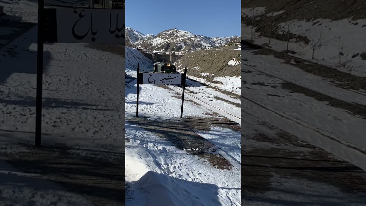 Switzerland  of Balochistan #travel #cahman Passenger #railtrack #railwaystation