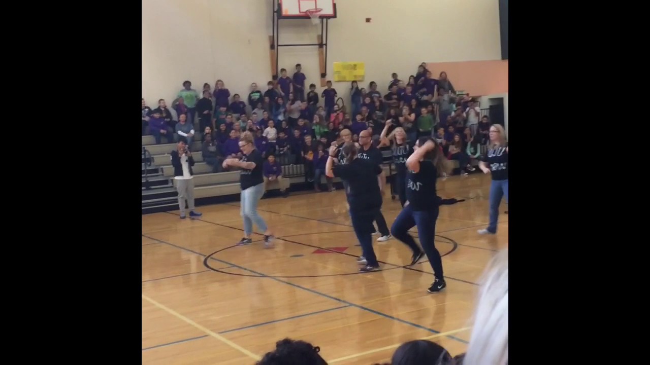 Middle-School Teachers doing the JuJu On That Beat - YouTube