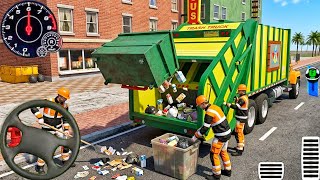 Simulador realista de camión de basura || Juego de camión volquete de basura en la ciudad - Jugab... screenshot 4
