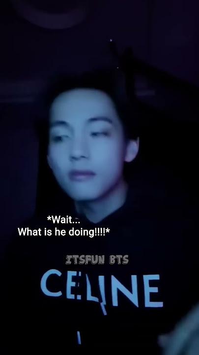 The way #TAEHYUNG stopped his weverse LIVE🤣🤣#btsv #bts