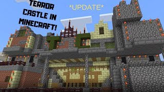 TERROR CASTLE, THE SCARIEST GHOST TRAIN IN THE WORLD! Minecraft recreation. Version 3