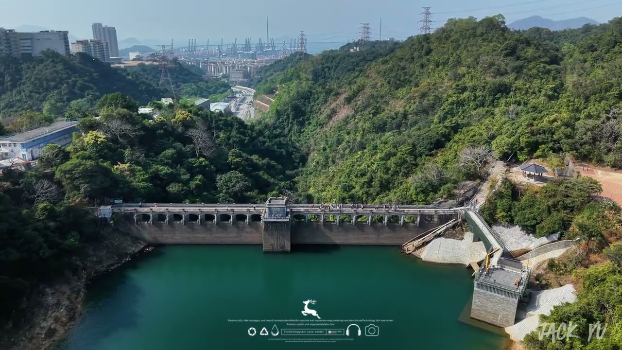 航拍石梨貝水塘#4k#dji Air3S #drone 