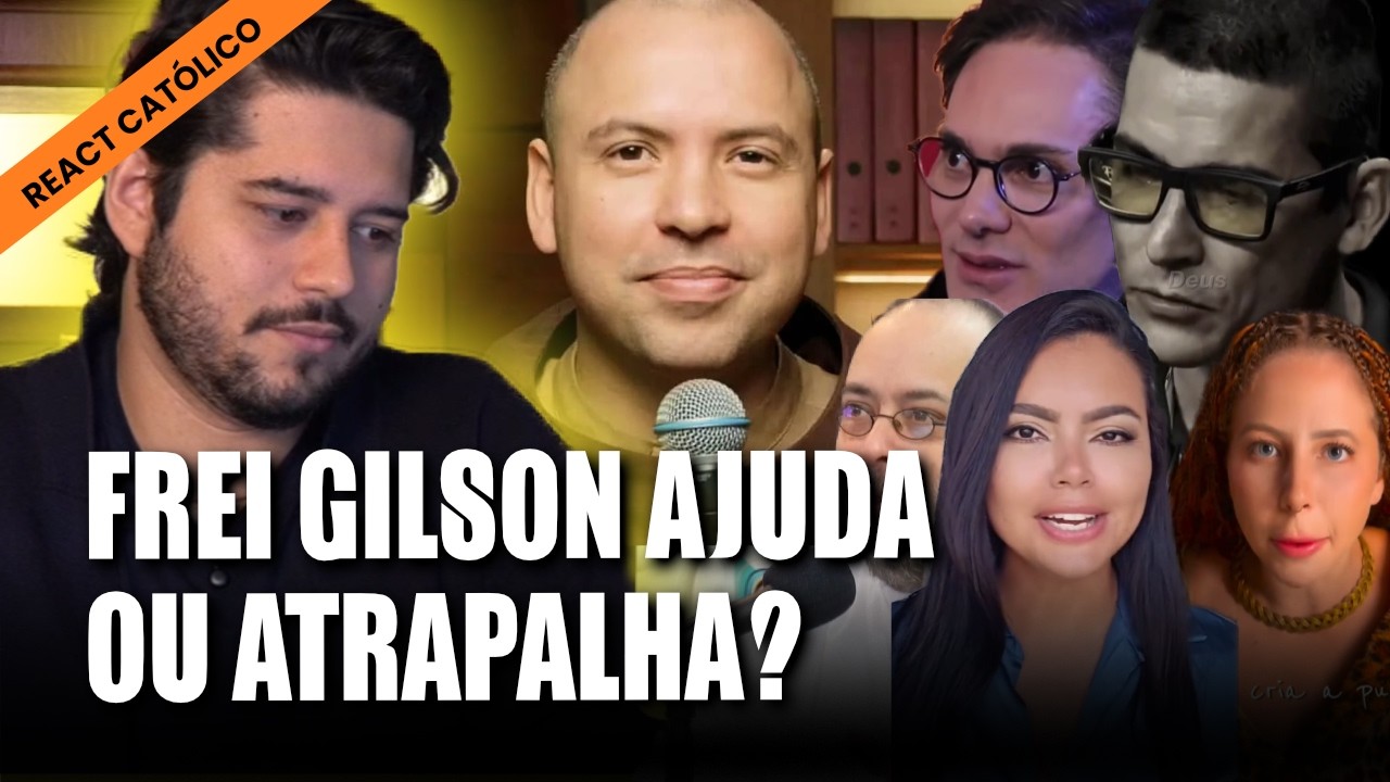 Frei Gilson atrapalha? A Bíblia foi feita somente por homens? | React Católico