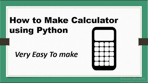 How To Make a Calculator using Python In Only 5 Min | Very Easy Tutorial