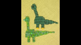 Long Neck Brachiosaurus/Diplodocus  - Dinosaur Bead Pet