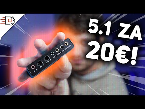 KAKO POBOLJŠATI ZVUK NA RAČUNARU ZA SAMO 20€!? USB 5.1 ZVUČNA KARTICA!