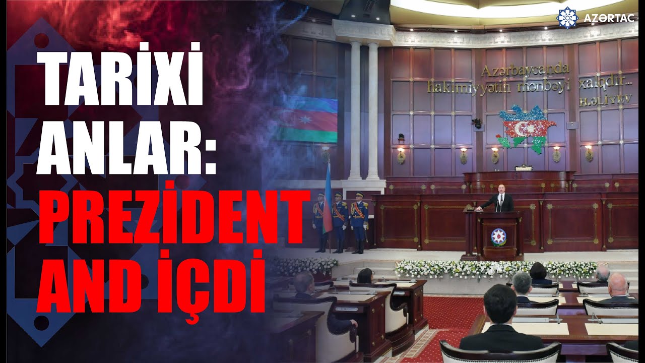 🔴Prezident İlham Əliyevin andiçmə mərasimi