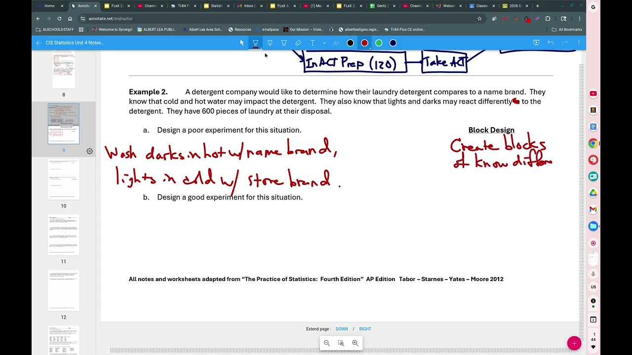 Unit 4.2 Notes Experimental Design Spring 2026