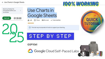 Use Charts in Google Sheets || GSP1061 || [2025] #qwiklabs #arcade