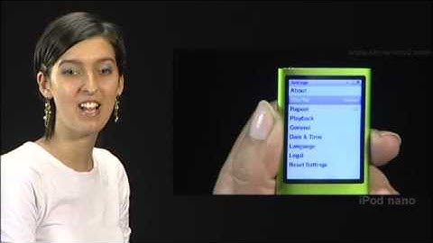 New iPod Nano - How to set to shuffle music from main menu setting  in iPod Nano