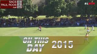 On This Day 06 June 2015 - Damian Willemse Top Try, Paul Roos