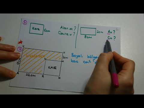 4. SINIF MATEMATİK - ALAN ÖLÇME PROBLEM ÇÖZÜMÜ - KOLAYDAN ZORA PROBLEM ÇÖZÜMÜ