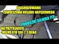 DIAGNOZOWANIE LUZÓW W ZAWIESZENIU SILNIKA I SKRZYNI BIEGÓW W VOLVO V70 2.5 BENZYNKA