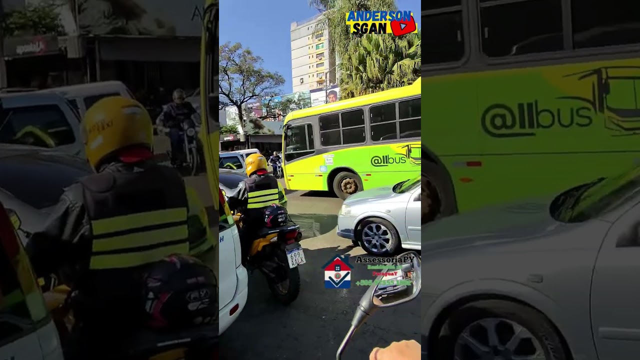 Vem de Carona comigo de moto em Ciudad del Este 🇵🇾