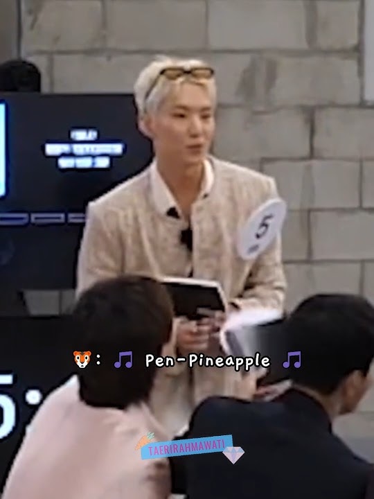 Download lagu the way dk calling hoshi 'Pen-Pineapple Ahjussi' 😭😂 #seventeen #hoshi #dk #dokyeom #GOING_SVT