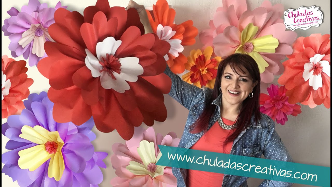 Flores Gigantes Para Decorar Goma Eva Flores Gigantes Para Decorar Goma Eva