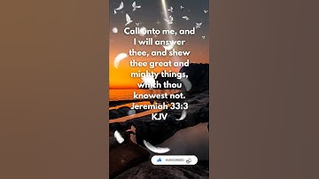 Thumbnail of God will show you great and mighty things | bible verse for to day