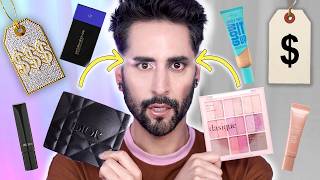 Blind Testing Cheap VS Expensive MAKEUP! ! Can We Tell The Difference?💜🖤 The Welsh Twins