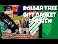 Mens Gift Basket from Dollar Tree | Father's Day bargain gift basket