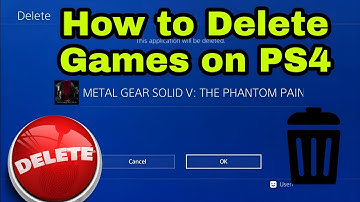 How to Delete Games on PS4